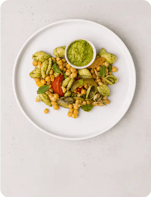 Vegetarian meal background