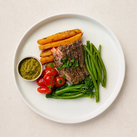 Chimichurri Steak and Chips