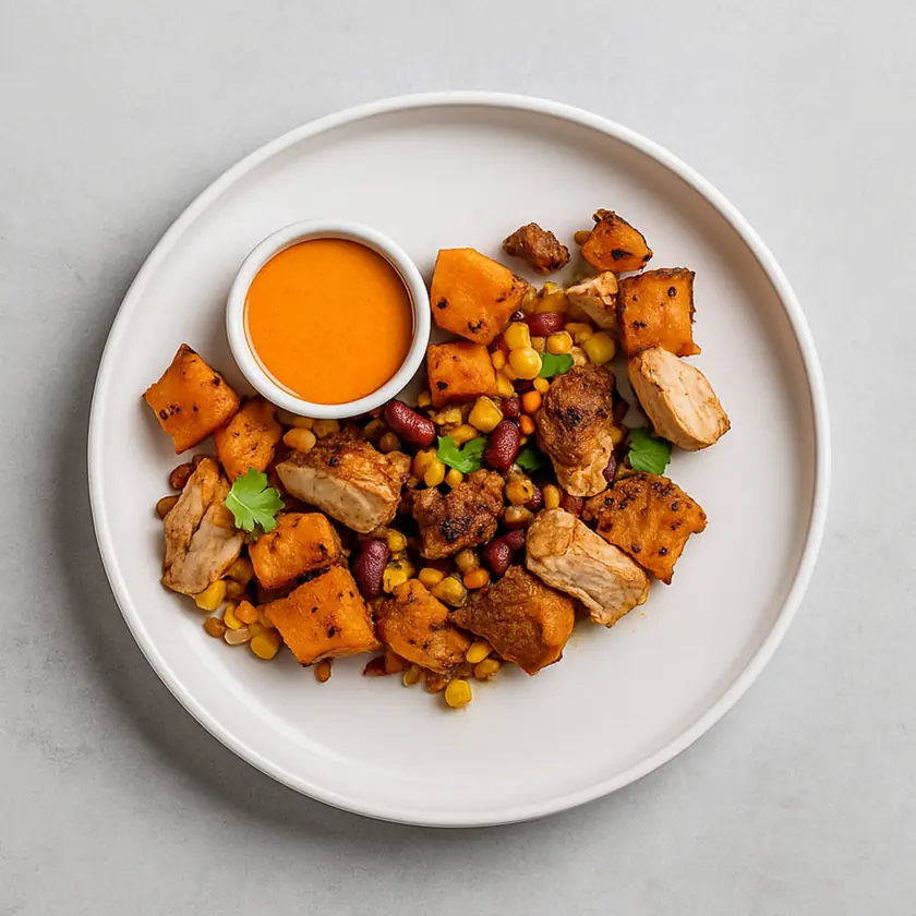 Spiced Cajun Salmon Salad