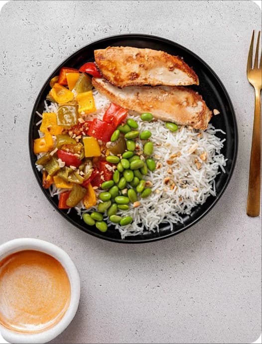 High Protein meal background