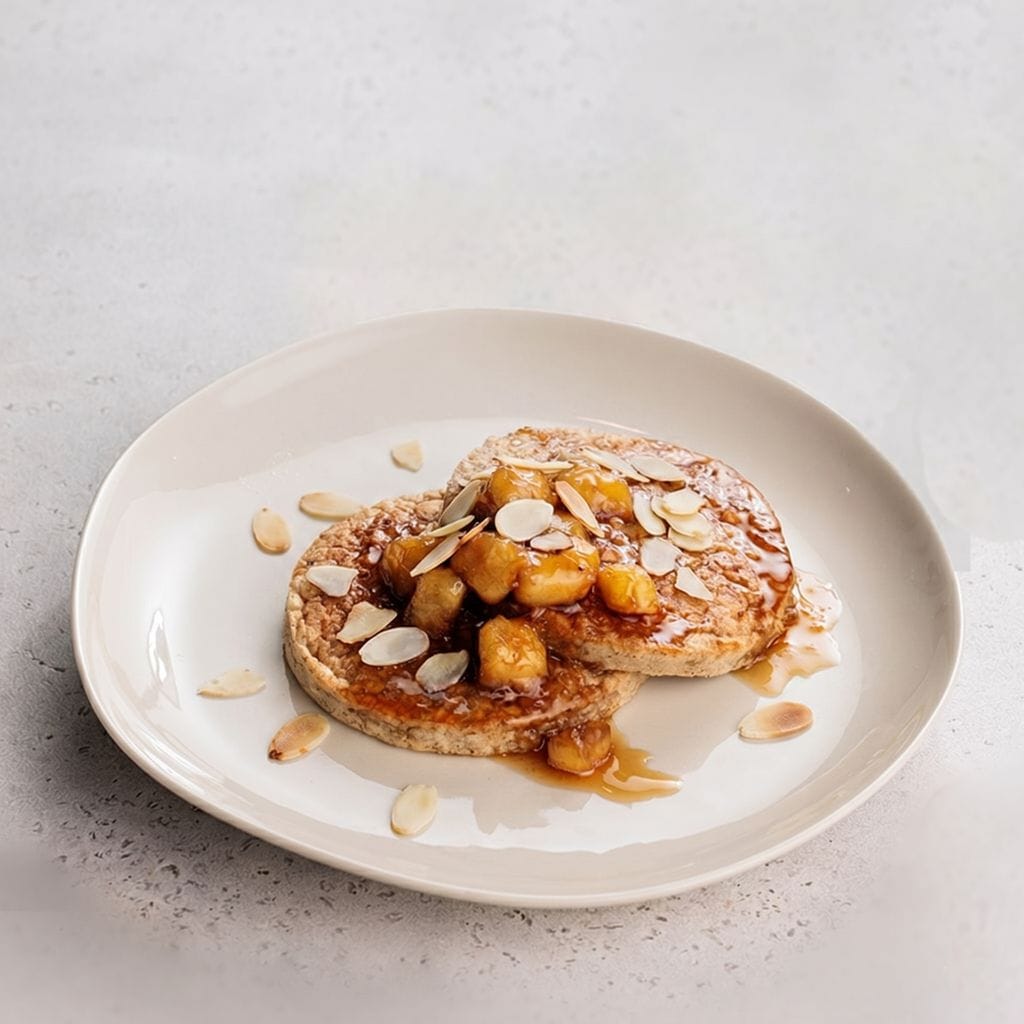 Banana Caramel Pancakes